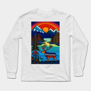 Nature Lovers Mountain Paradise Long Sleeve T-Shirt